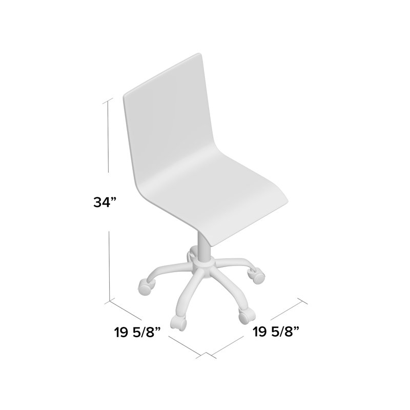 Mercury Row® Ungar MaximoClear Acrylic Chair ForOffice Dorm Room & Reviews Wayfair